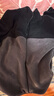 优衣库男装女装摇粒绒拉链茄克/长袖外套夹克479793 08 深灰色 XL 实拍图