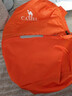 骆驼轻便双肩背包骑行背包男纯色折叠包户外运动休闲旅行登山包女 橙色，133DB02006A 16L 实拍图