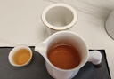 京东京造  旅行茶具套装 描金润玉快客杯户外便携茶具整套 一壶四杯 实拍图