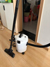 亿力吸尘器家用手持轻量超强大吸力 桌面床上地毯沙发干湿两用吹吸一体 小型除尘吸猫毛神器小白桶12L  实拍图