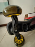 babycare儿童滑板车2-6岁二合一折叠童车重力转向宝宝可坐生日礼物 洛克黄 实拍图