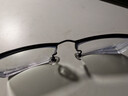 Gameking近视眼镜男女半框眼镜架钛GK009 配蔡司视特耐1.67高清黑 实拍图