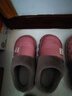 新款秋冬季棉拖鞋男女童踩屎感厚底防滑室内家居冬天加绒保暖棉拖 三角T-粉色-【升级版】 12 34/35内长21CM 实拍图