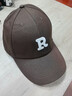 【热巴同款】加大棒球帽帽子男女大头围显脸小春夏字母百搭棒球帽 刺绣款-咖色 实拍图