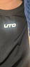 悠途（UTO）向氢男士速干T恤户外运动短袖专业马拉松跑步上衣 经典黑  L  实拍图