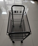 溢彩年华厨房置物架落地储物架移动收纳小推车蔬菜架子多层零食架1056-BK 实拍图