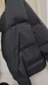 京东京造羽绒服男女情侣款鸭绒冬季保暖外套面包服加厚短款灰蓝色 2XL 实拍图