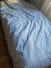 罗莱家纺全棉三件套床上用品学生宿舍单人床单被套 灰色1.2米床 实拍图