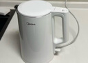 美的（Midea）电热水壶家用烧水壶年货小容量 0涂层 食品级304不锈钢 双层防烫 全钢无缝1.5L黄金容量 MK-HJ1566 实拍图