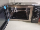 格兰仕（Galanz）微波炉烤箱一体机 平板式不锈钢内胆23升大容量家用光波炉机械旋钮操作简单G80F23SP-M8(S0) 实拍图