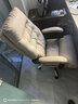 顾全C533家用老板椅舒适久坐办公椅电脑椅可躺工学椅子环保真皮座椅 浅咖 超纤皮（推荐) 实拍图