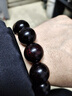 原木匠正宗小叶紫檀木手串男士高端佛珠手链女款108颗文玩手串爆满金星 满金星18mm*13颗[高级礼盒] 实拍图
