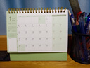 三年二班莫兰迪2025年台历桌面摆件2026年台历自律打卡本日历记事本挂历月历 未来可期中号（橄榄绿） 实拍图