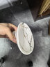 优勤（YOUQIN）肥皂盒免打孔沥水陶瓷香皂盒收纳置物架家用卫生间 椭圆流水皂碟-白色 实拍图