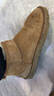 京东京造【纯羊毛】雪地靴男冬季羊皮毛一体加厚加绒保暖短筒男靴驼色41 实拍图