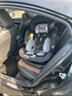 初婴贝儿童安全座椅汽车用0-4-12岁婴儿宝宝车载可坐可躺i-Size通风加热 悦享版黑+通风加热+支撑腿+遮阳棚+175°躺 实拍图