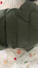 京东京造羽绒服男鸭绒加厚防寒装面包服防泼水冬季外套短款新年橄榄绿3XL 实拍图