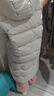 京东京造羽绒服女90鸭绒泡芙春秋2031新款女女士外套 中长款纯净灰XL 实拍图