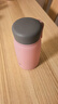 翊宁优美迷你便捷小杯双层隔热杯子学生可爱小巧ins简约玻璃杯 粉色-小Q玻璃水杯【1只】 实拍图