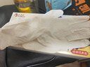 塞莫诗一次性丁腈手套加长款加厚款 防水防油 清洁餐饮100只/盒 白色 大号L码 实拍图