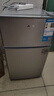 奥克斯小冰箱家用小型迷你冷藏冷冻两用出租房宿舍用节能省电寝室办公室电冰箱 【净化去味】126银色【高效保鲜 铜管速冷】22L 实拍图