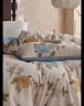 多喜爱（Dohia）纯棉磨毛四件套 全棉磨毛加厚被套床单秋冬床品套件 雾茶花园 1.5m 床单款 四件套 被套229*203cm 实拍图