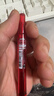 派通（Pentel ）BLN105按动黑色中性笔高颜值0.5mm签字笔商务学生速干水笔水性笔文具 红色5支装 实拍图