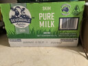 德运（Devondale）脱脂纯牛奶1L*10盒/整箱澳洲原装进口高钙牛奶0脂肪早餐 实拍图