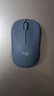罗技（Logitech）M221 轻音鼠标 无线鼠标 办公鼠标 对称鼠标 带无线微型接收器 雾霭蓝 实拍图
