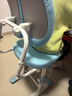 益威（EIEV）儿童学习椅可升降学生椅子儿童写字椅儿童小学生座椅电脑椅可调节 升降脚踏+9cm追背+手摇加高款-蓝 实拍图