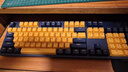 雷柏（Rapoo） V500PRO黄蓝升级款 104键有线背光机械键盘 PBT双色键帽电脑办公游戏全键无冲可编程键盘 红轴 实拍图
