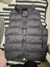 京东京造【零压排骨羽绒】轻薄羽绒服男外套冬季防钻绒马甲背心曜石黑S 实拍图