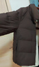 优衣库女装羽绒茄克/柔软面料外套夹克479212 37 栗色 S 实拍图