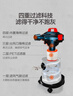 亿力桶式手持吸尘器家用超强大吸力工业车载商用大功率有线 干湿两用除尘机地毯桌面开荒保洁6263-12L  实拍图