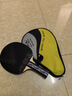 双鱼乒乓球拍横拍单拍 3星三星球拍初学训练用 3D-C 附拍套 实拍图