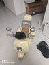 HIMEILI儿童电动摩托车可坐双人遥控三轮车1-6岁男女孩宝宝可驾驶玩具车 黄色双驱+12V9A+软座+遥控 实拍图