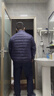 雪中飞男立领秋羽绒百搭轻薄鸭绒立领修身轻盈隐藏式口袋 青靛蓝|5067-男 L 175/96A 实拍图
