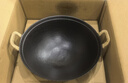 王源吉铁锅炒锅双耳苏锅王老式家用圆底无涂层手工龟纹大肚不粘炒锅40cm 实拍图