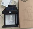 雷士（NVC） 太阳能灯壁灯投光户外防水室外家用门柱庭院灯农村照明路灯 壁灯灯珠40颗光控+感应+三面发光 实拍图
