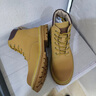 H8马丁靴男2025新款情侣女真皮户外登山鞋高帮工装鞋子英伦风大黄靴 K-大黄靴【二层牛皮】 42 男码 实拍图