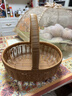 皓梵洁菜篮子果篮竹篮手提鸡蛋篮子藤编野餐篮编织篮小竹筐水果篮编织筐 南瓜提篮中号34*27*32cm 实拍图