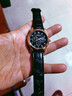 【网红爆款】商务腕表石英运动表休闲皮带男女手表 黑色 实拍图
