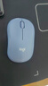 罗技（Logitech）M221 轻音鼠标 无线鼠标 办公鼠标 对称鼠标 带无线微型接收器 雾霭蓝 实拍图