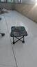 椅子板凳小椅子户外钓椅马扎钓鱼便捷多功能超轻四角凳子马扎 枫叶蓝色【ABC增加承重】 实拍图