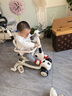beunty巴比特儿童滑板车1-3-6-12岁六合一多功能宝宝推车溜溜车周岁礼物 【升级pro款】烟雨江南-遮阳棚坐垫+头盔+编筐+水杯架 精品礼盒 实拍图