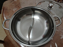 苏泊尔 SUPOR 时尚304不锈钢复加厚底鸳鸯火锅30CM 电磁炉通用 ET30BS02 实拍图