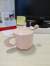 可爱fufu生日蛋糕马克杯带盖勺陶瓷杯送女生高颜值有意义生日礼物 小猪生日蛋糕杯+盖+勺1个350ml 实拍图