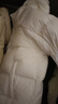 森马（Semir）羽绒服女冬90绒子短款三防花苞帽25高蓬防风连帽外套109725113028 实拍图