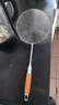 美厨（MAXCOOK）漏勺 304不锈钢线漏捞勺18cm 加厚花梨木MCCU419 实拍图