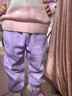 真维斯女童加绒裤子2025新款儿童运动裤洋气双切线卫裤女孩秋冬保暖长裤 实拍图